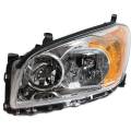 Toyota -Replacement - 2009-2012 Rav4 Front Headlight Lens Cover Assembly Chrome -Left Driver