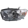 Toyota -Replacement - 2011 2012 2013 Highlander Front Headlight Lens Cover Assembly -Left Driver