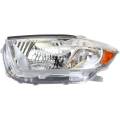 Toyota -Replacement - 2008 2009 2010 Highlander Front Headlight Lens Cover Assembly Chrome -Left Driver