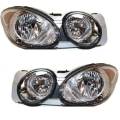 Buick -# - 2005-2009 Buick Allure Front Headlight Lens Cover Assemblies -Driver and Passenger Set