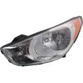 Hyundai -# - 2010-2013 Tucson Front Headlight Lens Cover Assembly -Left Driver