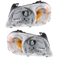 Mazda -# - 2005-2006 Tribute Front Headlight Lens Cover Assemblies -Driver and Passenger Set