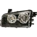 Dodge -# - 2006-2010 Charger Front Headlight Lens Cover Assembly With Clear Signal -Left Driver
