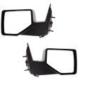 Ford -# - 2006-2011 Ranger Outside Door Mirror Manual Black Textured -Driver and Passenger Set
