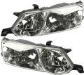 Toyota -Replacement - 2002-2003 Toyota Solara Front Headlight Lens Cover Assemblies -Driver and Passenger Set