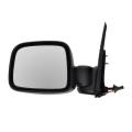 Jeep -# - 2002-2007 Liberty Outside Door Mirror Power Operated Textured -Left Driver