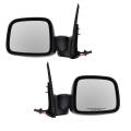 Jeep -# - 2002-2007 Liberty Outside Door Mirror Power Operated Textured -Driver and Passenger Set