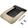 Cadillac -# - 2002-2006 Escalade Center Console Lid Repair With Split Bench Seat -Tan / Beige