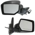 Jeep -# - 2007-2017 Patriot Side View Door Mirrors Power Textured -Driver and Passenger Set