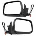 Nissan -# - 1998-2004 Frontier Side View Door Mirrors Power Textured -Driver and Passenger Set