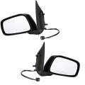 Nissan -# - 2005-2017 Frontier Side View Door Mirrors Power Textured -Driver and Passenger Set