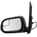 Toyota -Replacement - 2015-2018 Sienna Power Heat Mirror With Spotter Glass Smooth -Left Driver