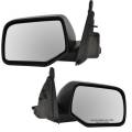 Ford -# - 2008-2012 Escape Side View Door Mirror Power Textured -Driver and Passenger Set