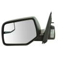 Ford -# - 2008-2012 Escape Side View Door Mirror Power with Spotter Glass Textured -Left Driver