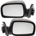 GMC -# - 2009-2012 Canyon Side View Door Mirror Power Smooth -Driver and Passenger Set