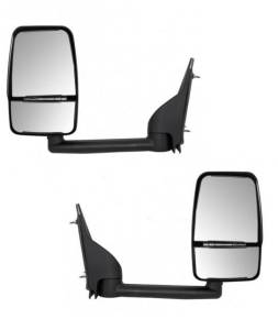 2003-2017 GMC Savana Cutaway Van Wide View Manual Mirror Savana Cube Van -Pair 2003, 2004, 2005, 2006, 2007, 2008, 2009, 2010, 2011, 2012, 2013, 2014, 2015, 2016, 2017