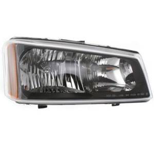 2003-2004 Avalanche W/Out Cladding Headlight 2003, 2004 Chevy Avalanche 1500