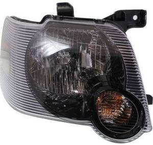 2007-2010 Sport Trac Front Headlight Lens Cover Assembly Smoked -Right Passenger 07, 08, 09, 10 Ford Explorer Sport Trac