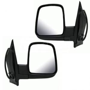 2003, 2004, 2005, 2006, 2007 Chevy Express Mirrors New Power Heated Pair Set Express Van 1500, 2500, 3500 Mirrors For Rear View Outside Door -Replaces Dealer OEM 15937984, 15937981