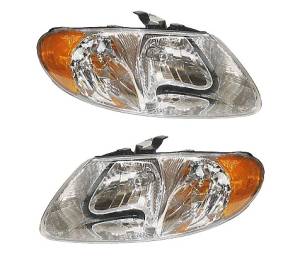 2001-2007* Town and Country Front Headlight Lens Cover Assemblies -Driver and Passenger Set 01, 02, 03, 04, 05, 06, 07* Chrysler Town and Country -Replaces Dealer OEM Number 4857701AC, 4857700AC
