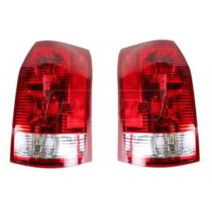2002-2007 Vue Rear Tail Lights Brake Lamps -Driver and Passenger Set 02, 03, 04, 05, 06, 07 Saturn VUE New Replacement Saturn Vue Rear Taillight Lens Cover -Replaces Dealer OEM Number 19206828, 19206833