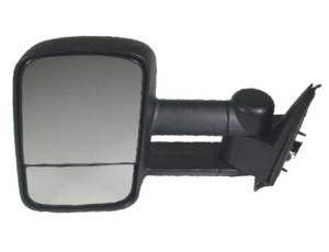 2002-2006 Avalanche Extendable Tow Mirror Manual -Left Driver 02, 03, 04, 05, 06 Chevy Avalanche