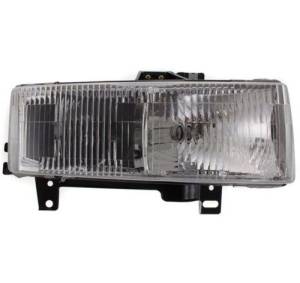 1996-2002 Express Van Front Headlight Lens Cover Assembly -Right Passenger 96, 97, 98, 99, 00, 01, 02 Chevy Express