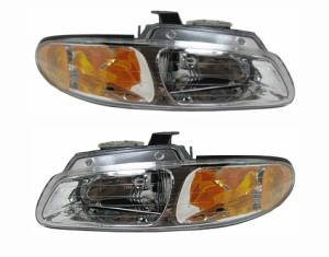 1996-1997 Chrysler Town And Country Head Lights -PAIR