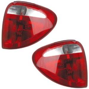 2001 2002 2003 Town & Country Rear Tail Lights Brake Lamp -Driver and Passenger Set 01, 02, 03 Chrysler Town & Country