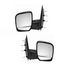 2002-2009 Ford Econoline Mirror Dual Glass Manual -Pair 2002, 2003, 2004, 2005, 2006, 2006, 2007, 2008, 2009 Ford Econoline