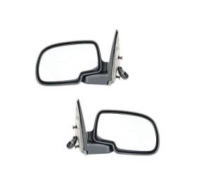 1999-2002 Chevy GMC Truck Power Mirror Smooth -99 00 01 02 GM Side View Door Mirror Electric Operated Set Left and Right