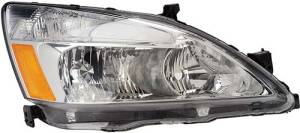 2003-2007 Accord Front Headlight Lens Cover Assembly -L Driver 03, 04, 05, 06, 07 Honda Accord 2 Door Coupe Or 4 Door Sedan