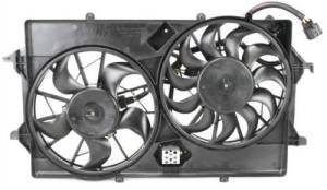 2005 2006 2007 Ford Focus Dual Cooling Fan Assembly