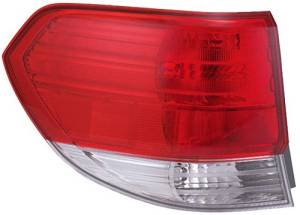 2008 2009 2010 Honda Odyssey Tail Light Assembly Left Driver -New 08, 09, 10 Odyssey Replacement Rear Brake Light Lens and Housing -Replaces Dealer Number 33551-SHJ-A51