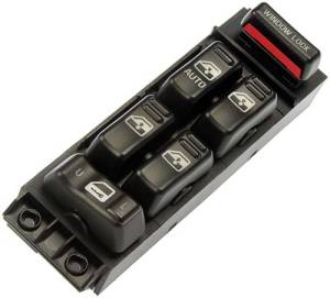 2001 2002 Chevy Silverado Crew Cab Power Window Switch -Left Driver 6 Button Master Window Switch -Replaces Dealer OEM 15062650, 19259961, D7047C