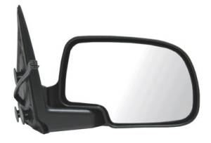 1999-2002 Chevy Silverado Power Heated Mirror W/ Puddle Chrome -99*, 00, 01, 02 Silverado Side View Door Mirror Power Heat with Light and Chrome Cover Right Passenger