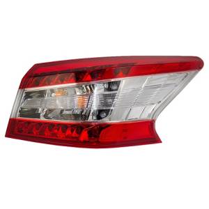 2013 2014 2015 Nissan Sentra Tail Light Assembly New Replacement Rear Brake Lamp Passenger Side Stop Lens Cover For Your 13, 14, 15 Sentra -Replaces Dealer OEM 26550-3SG0A