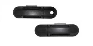 2002-2010 Ford Explorer Outside Door Handle Textured -Pair Front 2002, 2003, 2004, 2005, 2006, 2007, 2008, 2009, 2010