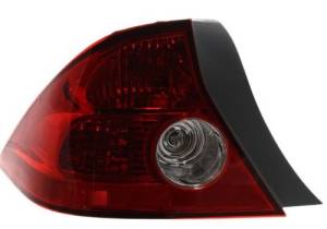 2004, 04, 2005, 05 Honda Civic Tail Light Lens Assembly New Left Driver Side Tail Lamp Rear Stop Lens Cover For Your Civic 2 Door Coupe -Replaces Dealer OEM 33551-S5P-A11