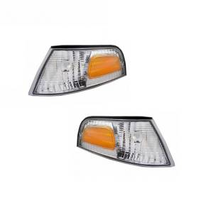 1998-2011 Ford Crown Victoria Park Signal Side Blinker Light -Pair 1998, 99, 00, 01, 02, 03, 04, 05, 06, 07, 08, 09, 10, 2011
