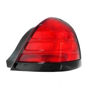 2000-2011 Crown Victoria Tail Light with Black Trim -Right Passenger 00, 01, 02, 03, 04, 05, 06, 07, 08, 09, 10, 11 Ford Crown Victoria