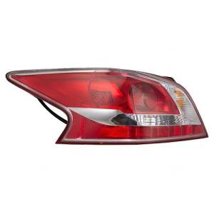 2013, 2014, 2015 Nissan Altima Brake Light Assembly New Replacement Rear Tail Lamp Driver Side Stop Lens Cover For Nissan Altima Sedan -Replaces Dealer OEM 26555-3TA0B