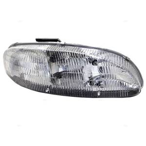 1995, 1996, 1997, 1998, 1999, 2000, 2001 Chevy Lumina Headlight Assembly New Replacement Passenger Side Headlamp Lens Cover For 95, 96, 97, 98, 99, 00, 01 Lumina -Replacement Dealer OEM 10420376