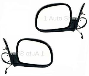 1998 S10 Pickup Side View Door Mirror Power Heat -Driver and Passenger Set 98 Chevy S10 Pickup