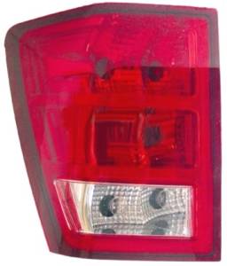 2005, 2006 Jeep Grand Cherokee Tail Light Assembly New Replacement Driver Rear Brake Lamp Stop Lens Cover For 05, 06 Grand Cherokee Includes Bulbs, Sockets and Wiring -Replaces Dealer OEM 55156615AF, 55156615AB, 55156615AE