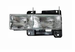 1992-1999 Chevy Suburban Front Headlight Lens Cover Assembly -Left Driver 92, 93, 94, 95, 96, 97, 98, 99 Suburban