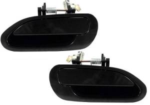 1998, 1999, 2000, 2001, 2002 Accord Outside Rear Door Handle Outside Rear Smooth Door Handle Keyhole 98, 99, 00, 01, 02 -Replaces Dealer OEM 72180-S86-K12, 72640-S86-K11