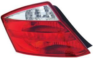 2008, 2009, 2010 Honda Accord Coupe Tail Light Lens Assembly New Driver Side Brake Lamp Lens Replacement Rear Stop Light Cover 08, 09, 10 Accord 2 Door -Replaces Dealer OEM 33550-TE0-A01