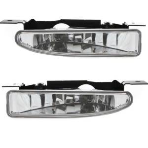 1997, 1998, 99, 00, 01, 02, 2003, 2004 Buick Regal Fog Light Lens Bumper Mounted Replacement Driving Lamp Lens Includes Housing 97, 98, 99, 00, 01, 02, 03, 04 Regal -Replaces OEM 10358511, 10358510