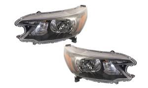 2012 2013 2014 Honda CR-V Replacement Headlight -Driver and Passenger Set 12, 13, 14 CR-V